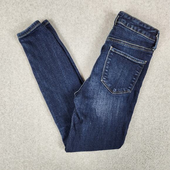 True Craft Jeans Womens Size 1 High Rise Skinny 24" Waist - Picture 1 of 12